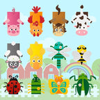 WATINC 12Pcs Hand Puppet Making Kit, Art Craft Felt Sock Puppet Toys, Creative - Image 4