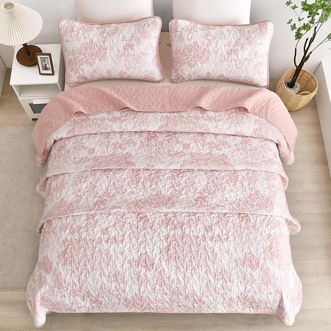 WONGS BEDDING Botanical Quilt Set Full Size - Image 6
