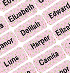 Personalized Name Labels for Kids – 60 Waterproof Peel-and-Stick Labels for by GILBIN