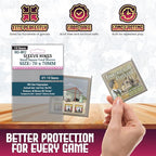 Sleeve Kings Standard Card Sleeves – 110 Count, Medium Square Size, Compatible - Image 5