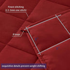 yescool Weighted Blanket for Adults Cooling Heavy Blanket for Sleeping Perfect - Image 4