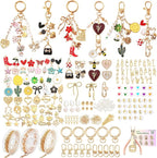 NewOasis 545Pcs Keychain Making Kit, Jewelry Making Supplies by Unknown