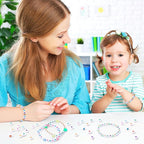 Augshy 700Pcs Round Heart Beads, Valentine's Day Acrylic Heart Beads - Image 7