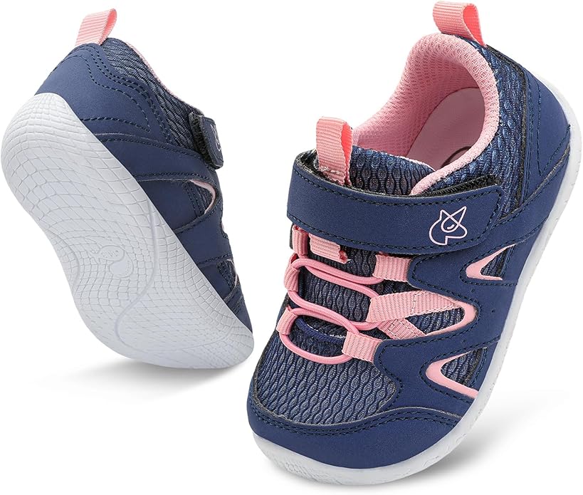 LeIsfIt Baby Shoes Boys Girls First Walking Shoes Non-Slip Toddler Breathable Sneakers Infant Sneakers