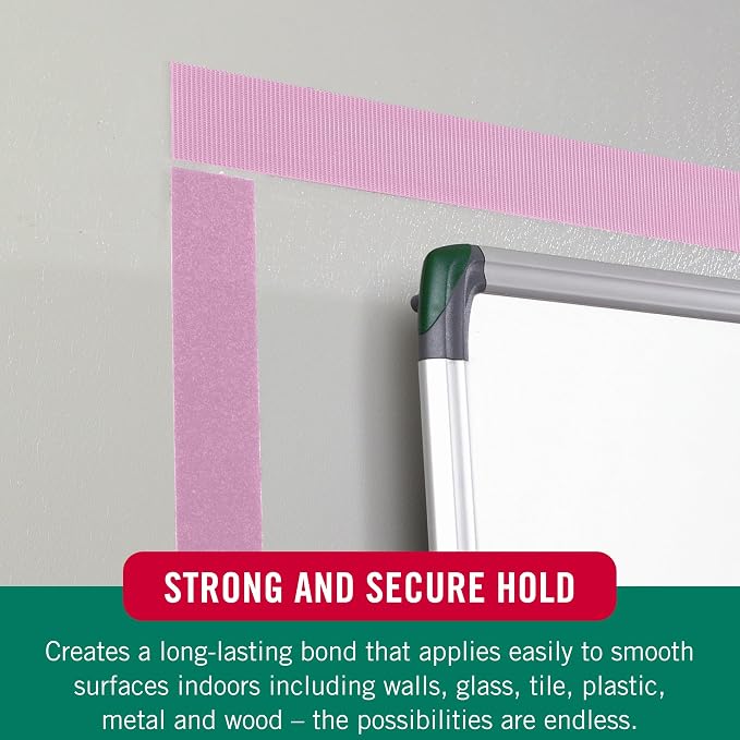 VELCRO Brand Colors | Pink Sticky Back Tape | 10ft Roll - Image 4