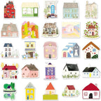 Cute Cartoon House Stickers for Journaling - Image 3