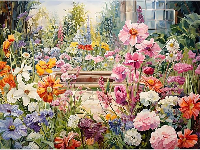 xackcme Paint by Numbers for Adults Flowers by xackcme