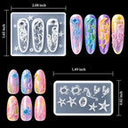 6pcs Ocean Silicone Nail Art Molds - Image 5
