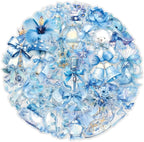50 Pcs Clear PET Blue Coquette Aesthetic Stickers - Image 6