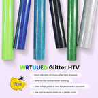 Green Glitter HTV Heat Transfer Vinyl - Image 7