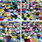510 Pieces Iridescent Glass Mosaic Tiles - Image 5