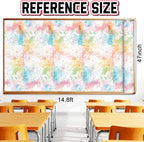 Inkspire Tie-Dye Bulletin Board Paper Roll, 14.8FTx47IN Large Reusable - Image 2