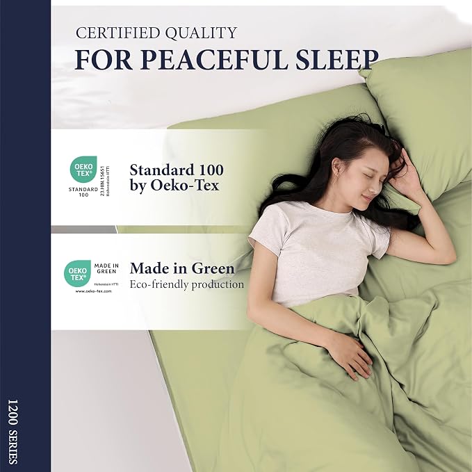 100% Egyptian Cotton Queen Size Sheets Set - Image 6