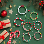 Gionlion Christmas Beads Bracelet Making Kit, Holiday DIY Craft - Image 5