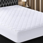 Utopia Bedding Quilted Fitted Mattress Pad, King Size, Elastic Fitted Mattress by UTOPIABEDDING
