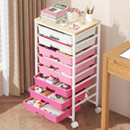 Goovilla Rolling Cart with Drawers, Utility Cart Organizer with 8 Removable by Goovilla
