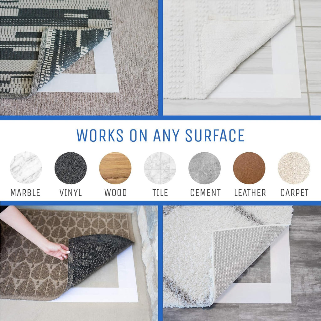 Strongest Double Sided Carpet Tape, 2 Inch by 40 Yard, 120 feet! 2X More! 5 Stars Professional Grade, Industrial Strength, Heavy Duty Rug and Carpet Underlayment Adhesive