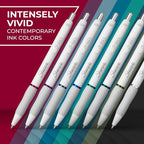 Sharpie S-Gel Pens, Pearl White Body, Fashion Barrel, Medium Point, Colorful Ink - Image 4