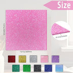 Glitter Acrylic Sheets, 1/8 in Thick, 2 Pack | 3mm Cast Sparkly Acrylic - Image 2
