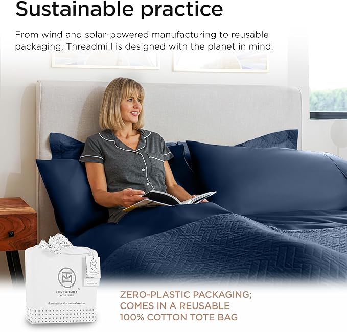 Threadmill Luxury 800 Thread Count 100% Cotton Sheets - Image 7