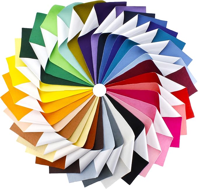 HBC Merino Wool Blend Felt Crafting Sheets Adhesive Backed - Image 2