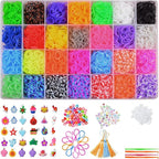 JIYAKO 11000+ Rubber Band Bracelet Kit, Friendship Bracelet kit, Loom Bracelet by JIYAKO