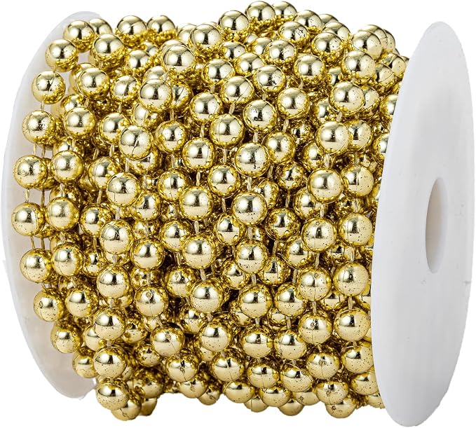 8mm Crafts Faux Pearl Beads Garland Pearl Bead Roll Strand of Pearls to by YoungJewl