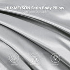 HUXMEYSON Body Pillow with Satin Pillowcase, Body Pillow - Image 3