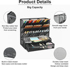 Marbrasse Mesh Pen Holder for Desk, Desk Organizers and Accessories for Office - Image 2