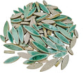 1.1lb Ceramic Mosaic Tiles, Mixed Colour Ceramic Mosaic Pieces by Unknown