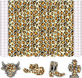 Tintnut Leopard Permanent Vinyl 8 Sheets 12x10in Orange Adhesive Vinyl | by Tintnut