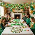 Hollowfly 48 Sets St. Patrick's Day Wreath Craft Kits DIY Irish Wreath Hanging - Image 5