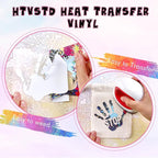 HTVSTD Splatter HTV Heat Transfer Vinyl 16 Sheets 12×10in Iron on Vinyl | Paint - Image 3
