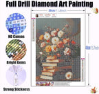 RYMILIE 5D Diamond Art Kits for Adults, Flower Books Diamond Painting Kits for - Image 5