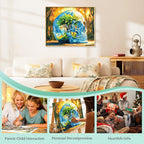 Paint by Numbers Kit for Adults, Fantasy Skull DIY Painting Kit, 16x20 Inch | - Image 7