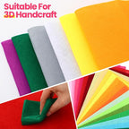 Reginary 120 Pcs 8 x 12 Inch & 8 x 35 Inch Felt Sheets Bulk - Image 3