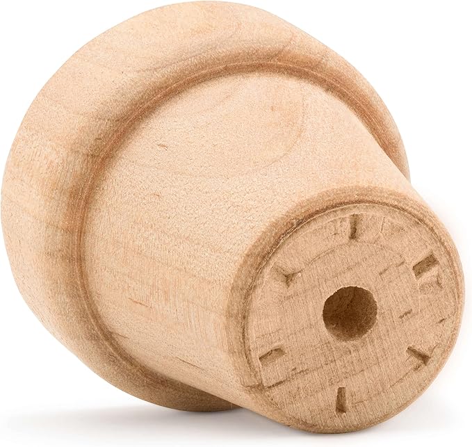 Woodpeckers Small Wooden Flower Pot 1-9/16-inch x 1-1/2-inch - Image 6