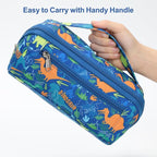 Large Pencil Case for Boys, Durable Pencil Pouch for School, Wide Opening Soft - Image 7