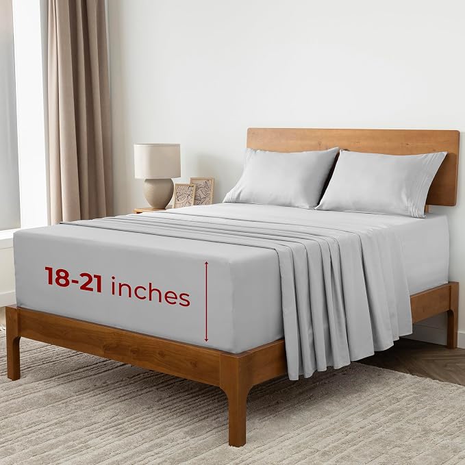 Mellanni Extra Deep California King Sheets by Mellanni