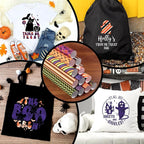 Tintnut Halloween Pumpkin Bat HTV Vinyl, stretch washable, works - Image 6