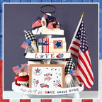 Augshy 56 Pack 4th of July Patriotic Stencils - Image 6