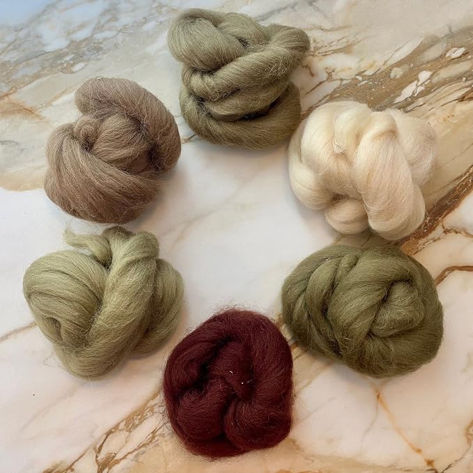 Revolution Fibers Dyed Wool Top | Shetland Collection of Crafting Fibers | - Image 3