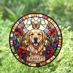 Personalized Dog Stain Glass Suncatcher, Pet Portrait Hanging Gifts, Dog - Image 5