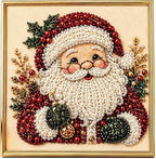 DIY Christmas Pearl Diamond Art Painting Kit, Cute Santa Elk Christmas Pearl by Unknown
