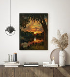 5DDIYART Forest Sunset Paint by Numbers - Image 4