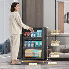 UAMFURI Stackable Storage Bins, 330QT Collapsible Drawers - Image 2