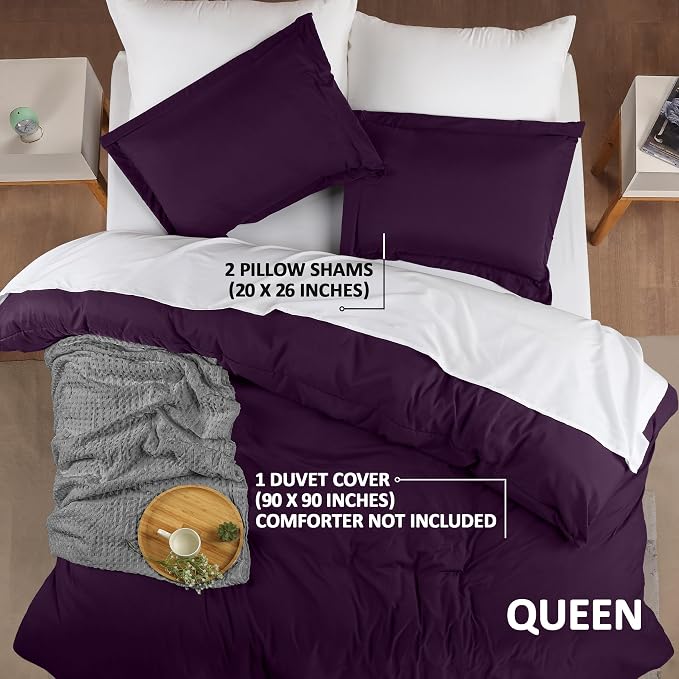 Utopia Bedding Duvet Cover Queen Size - Image 2