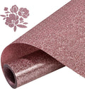 Glitter Heat Transfer Vinyl Rolls 12" x 5FT Pink by Unknown