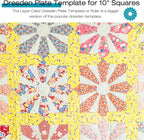 5 Pcs Acrylic Quilting Template Ruler 10 Inch Dresden Plate Template - Image 4