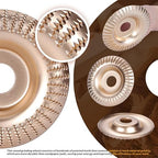 BLEKOO 5PC Angle Grinder Wood Carving Disc Set, 5/8" Arbor, Wood Shaper & Stump - Image 5